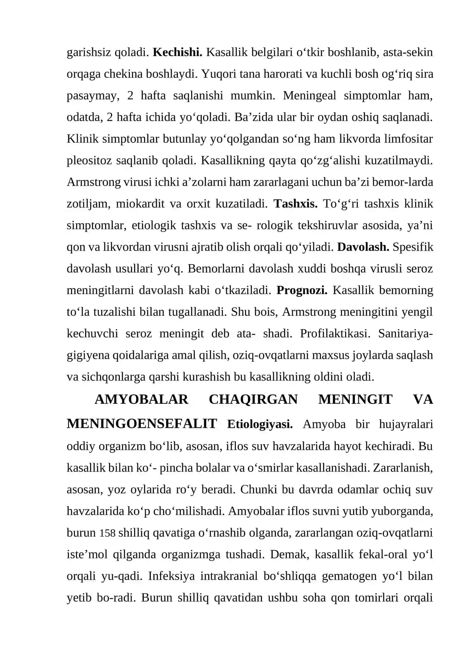 O‘tkir Limfositar Xoriomeningit (Armstrong kasalligi) 3