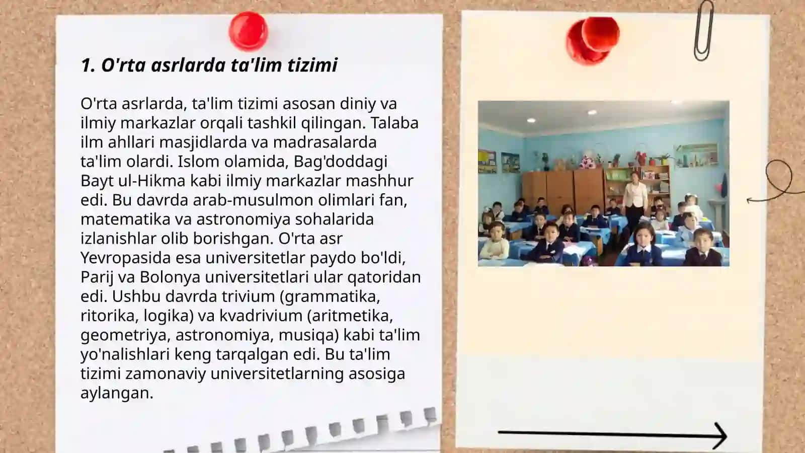 O'rta asrlarda ta'lim tizimi 3