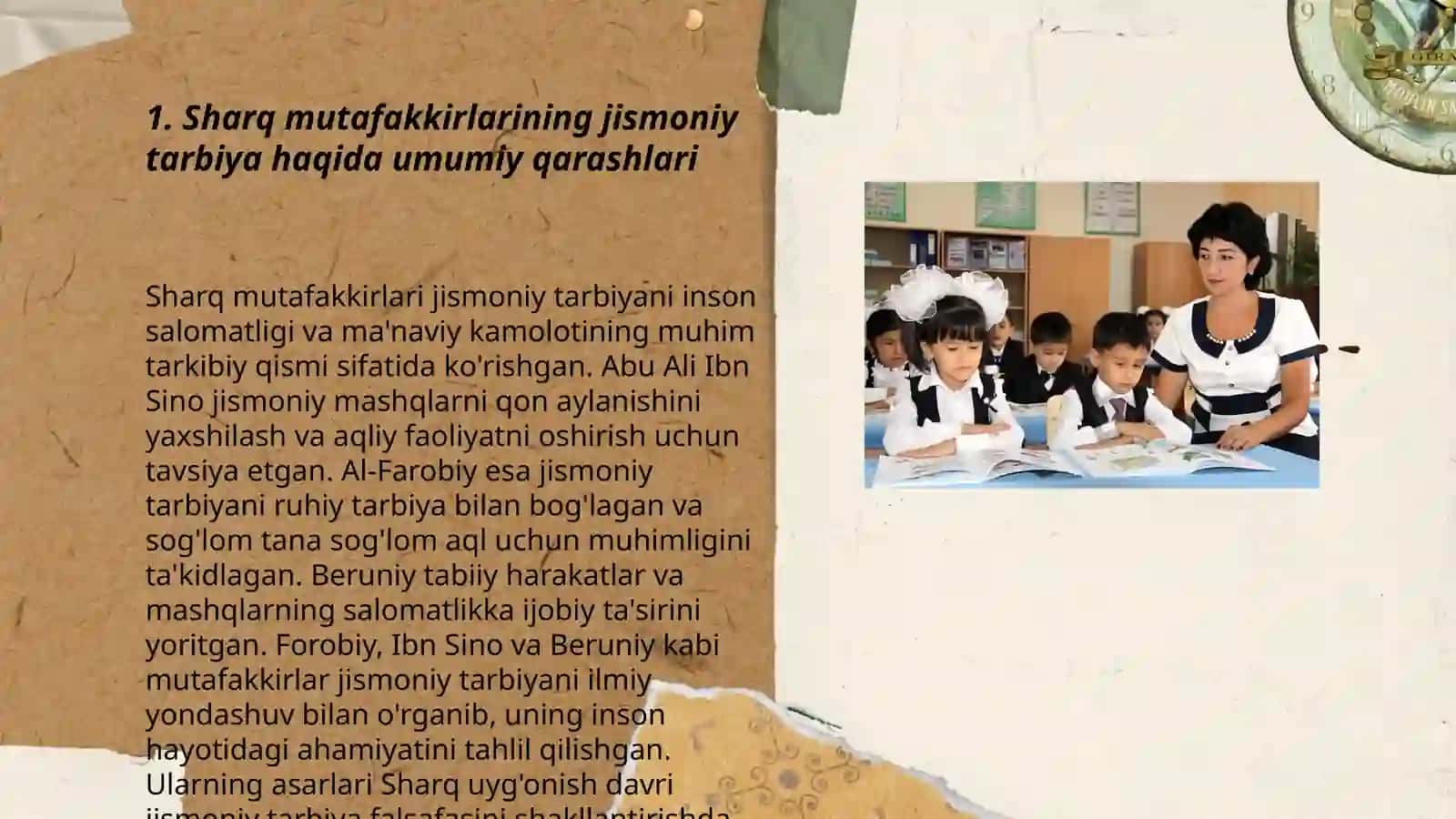 Sharq mutafakkirlarining jismoniy tarbiya haqida qarashlari 3