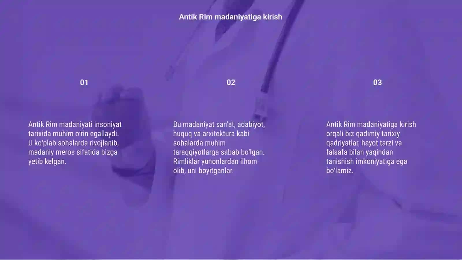 Antik Rim madaniyati 3