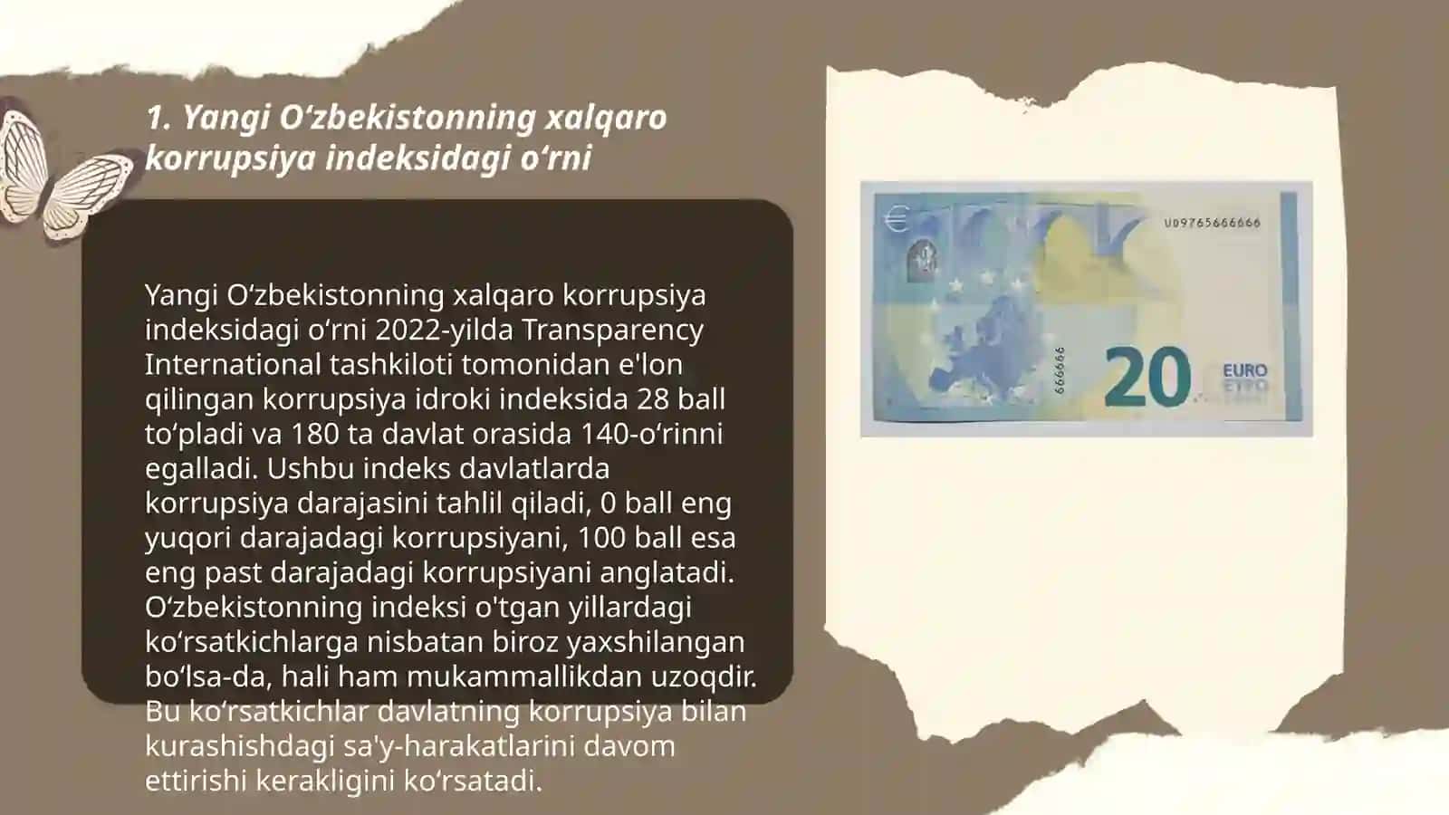 Yangi Oʻzbekistonda ijtimoiy, siyosiy, iqtisodiy va madaniy hayotida roʻy bergan oʻzgarishlarning xalqaro reytingi va indekslarda aks etishi 3