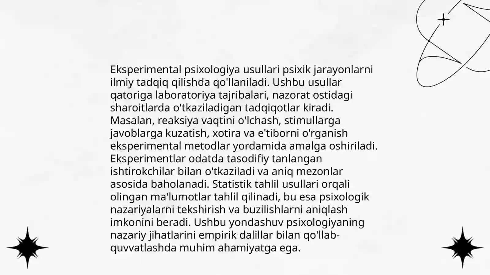 Hozirgi zamon psixologiyasining tadqiqot metodlari 3