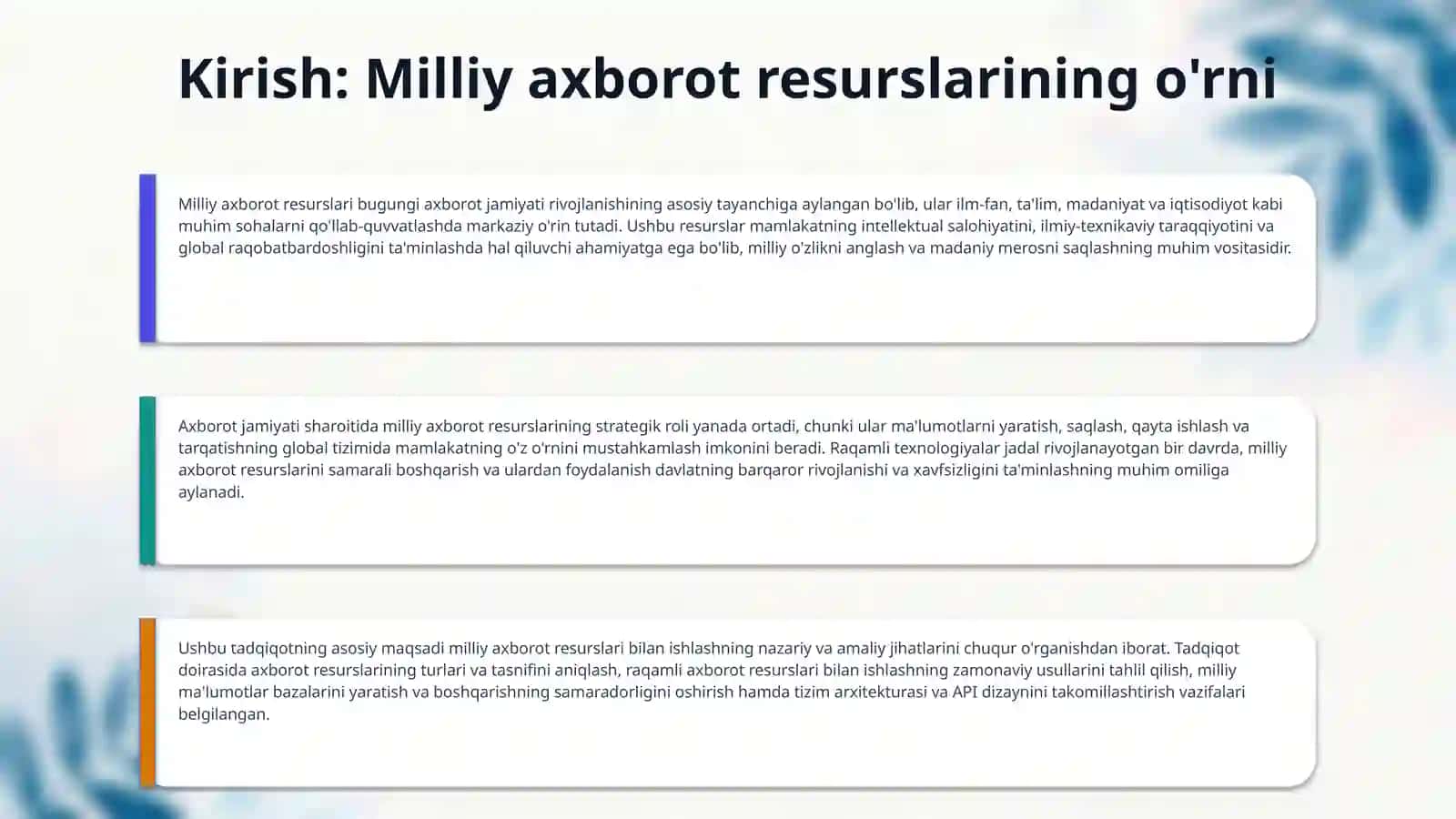 Milliy axborot resurslari bilan ishlash 3