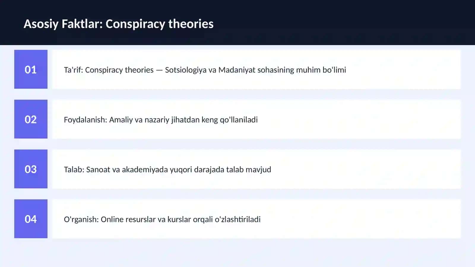 Conspiracy theories 3
