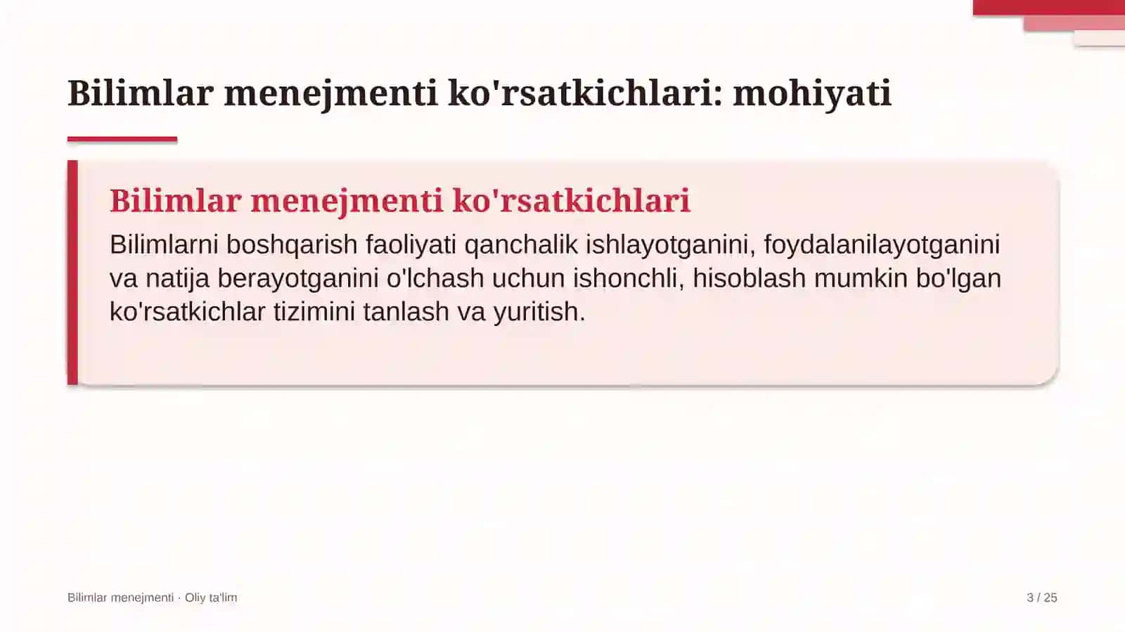 texnikumlarda bilimlar menejmenti ko'rsatkichlarini belgilash 4301 3