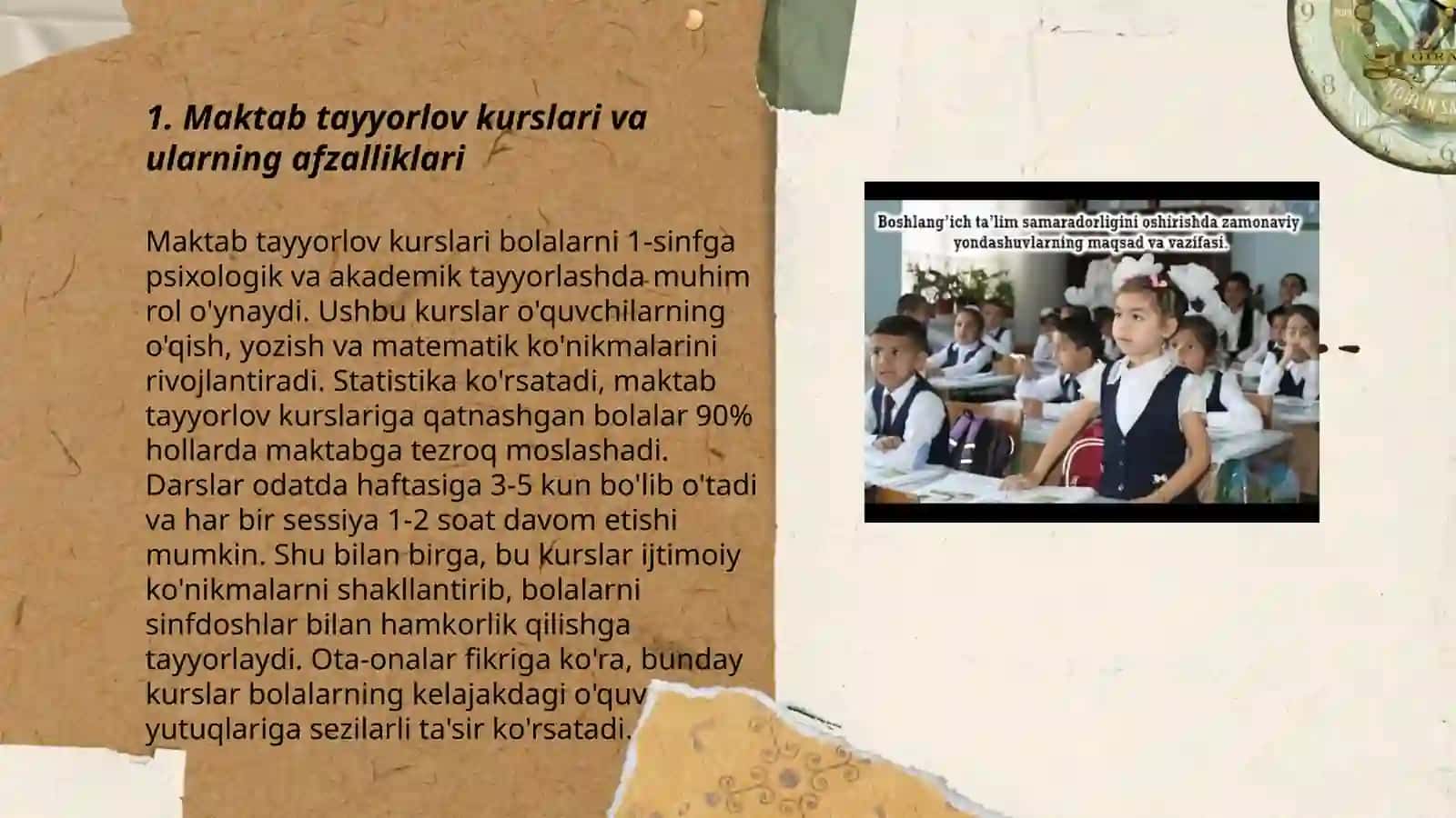 Maktab tayyorlov kurslari va ularning afzalliklari 3