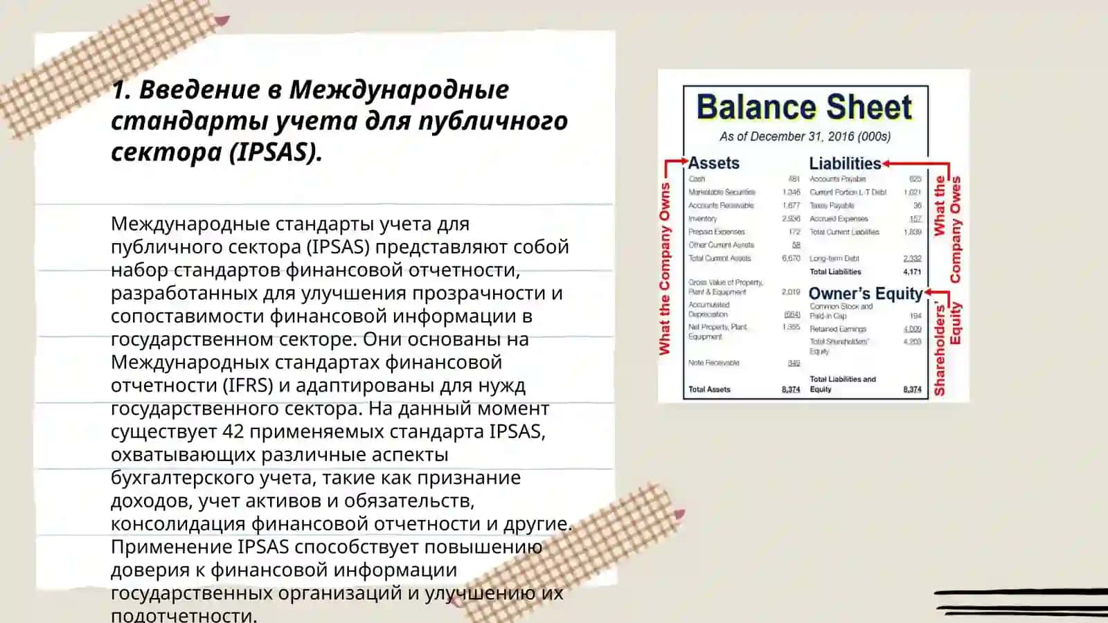 Особенности учета и отчетности в условиях перехода на международные стандарты учета для публичного сектора (IPSAS) 3