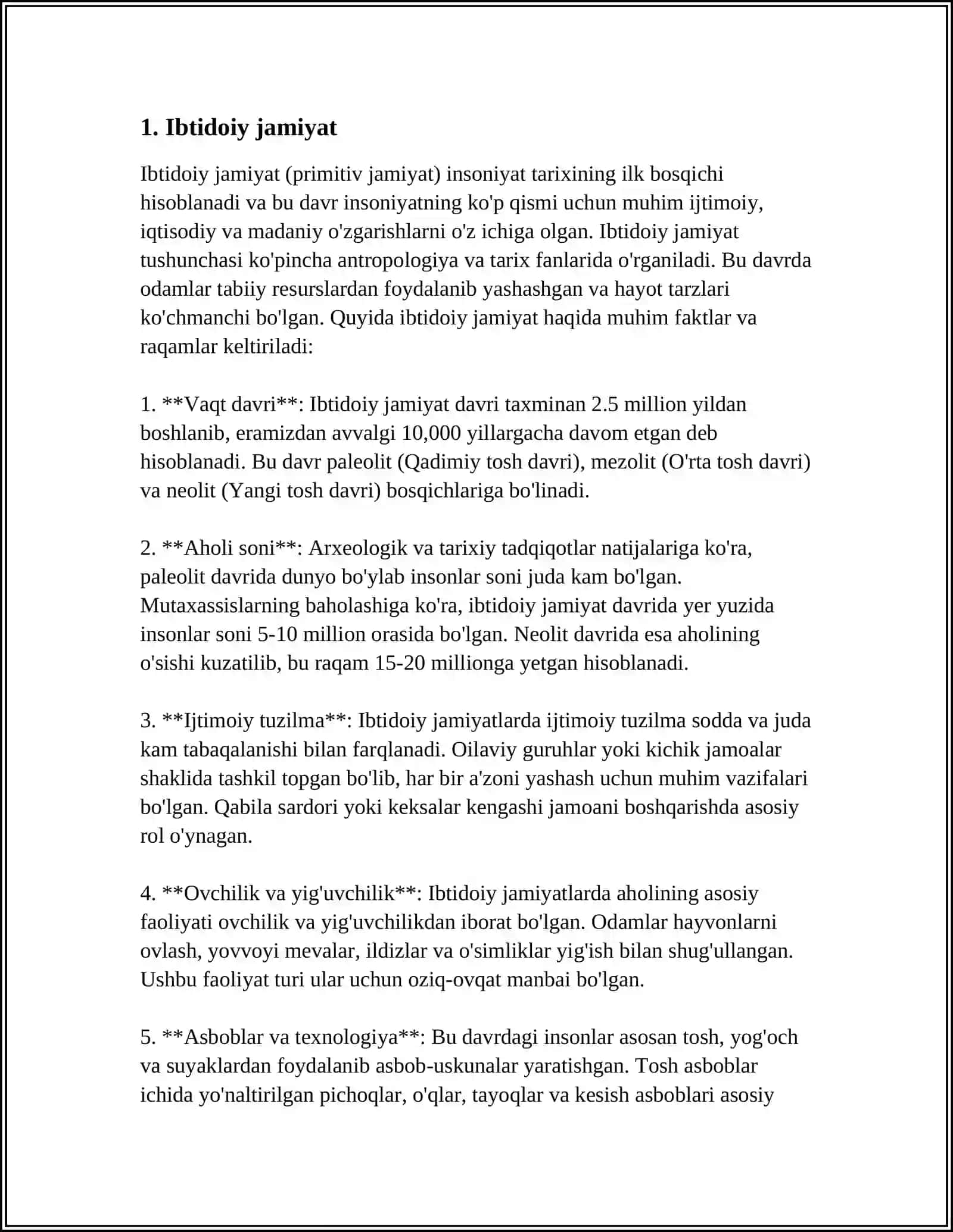 SIVILIZATSIYALARNING VUJUDGA KELISHI 3