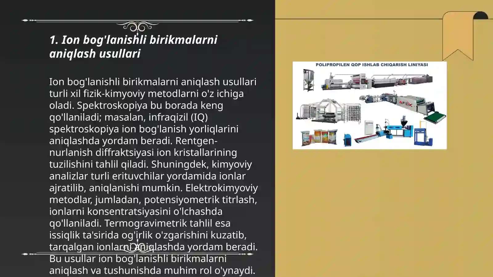 Ion Bog'lanishli Birikmalar 3