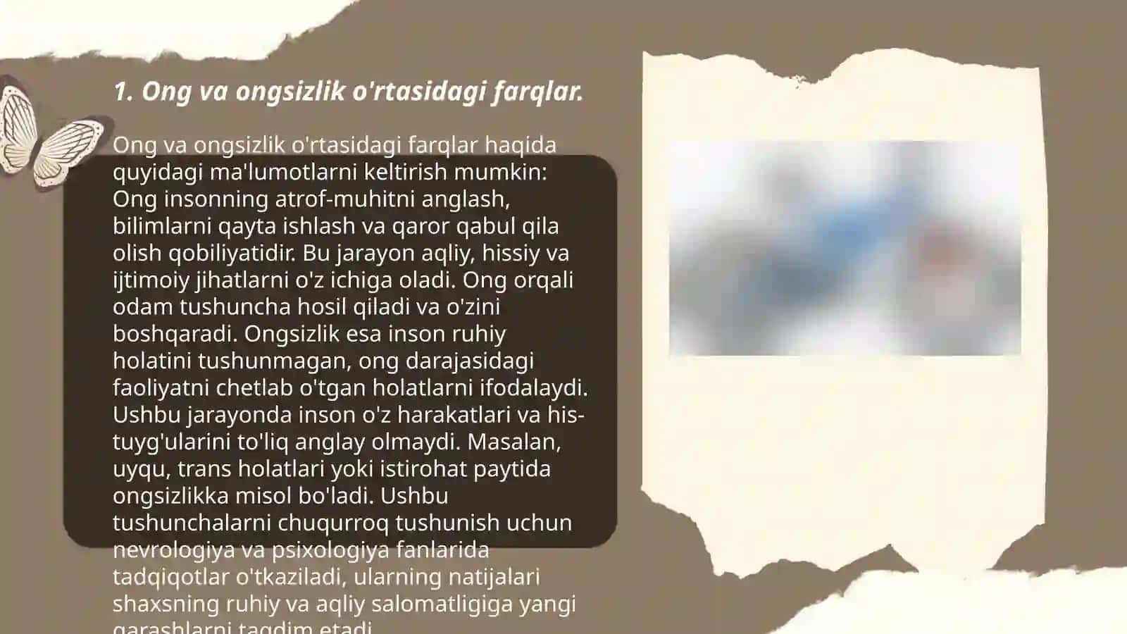 Ong taraqqiyot va ongsizlik 3