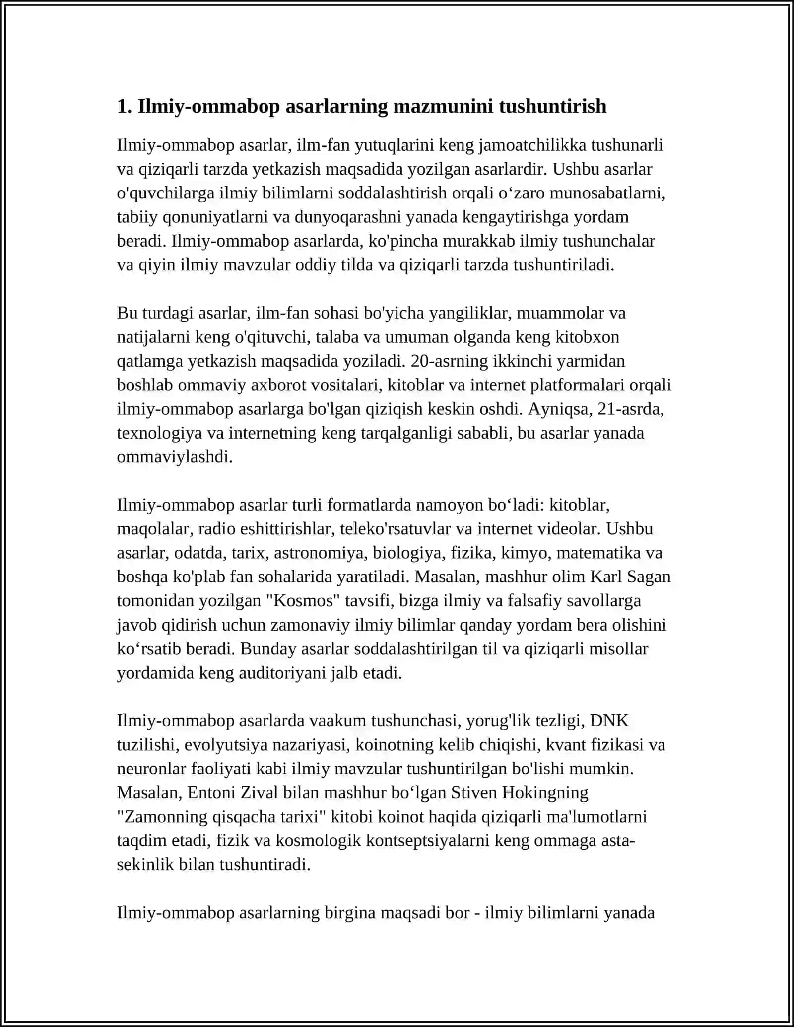 4-SINF ÒQISH DARSLARIDA ILMIY-OMMABOP ASARLARNI ÒTISH USLUBIYATI 3