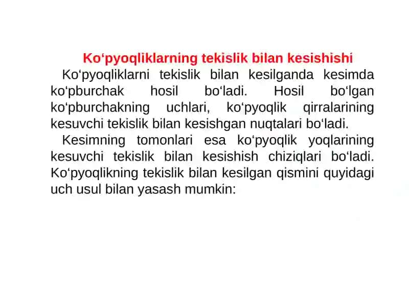 KO'PYOQLIKLAR HAQIDA UMUMIY MA'LUMOTLAR 3