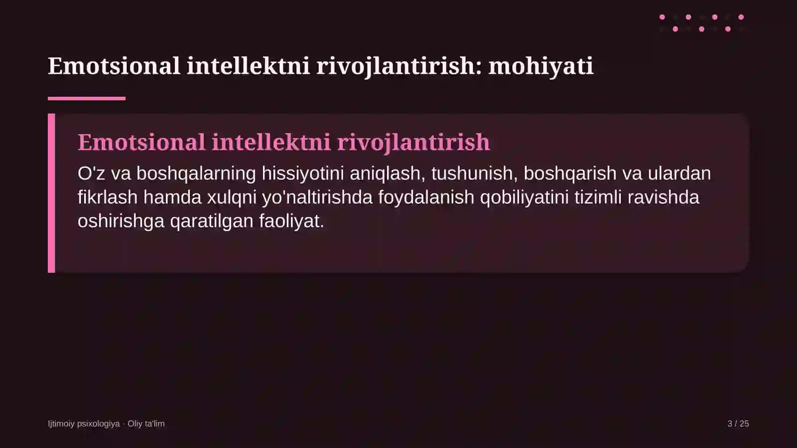 Asfalt-beton zavodlarida emotsional intellektni rivojlantirish 3