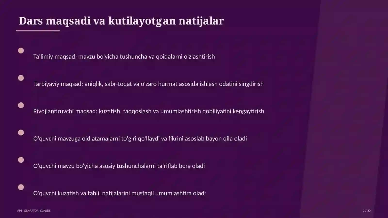 Chidamlilikni rivojlantirish: uzoq masofaga yugurish (7-sinf) 3