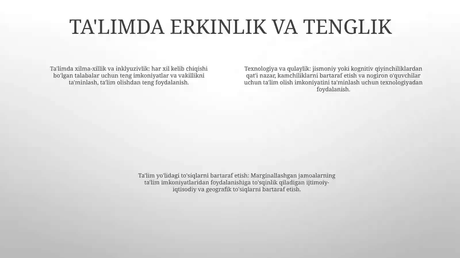 Iqtisodiy Rivojlangan Davlatlarning TaʼLim Tizimi 3