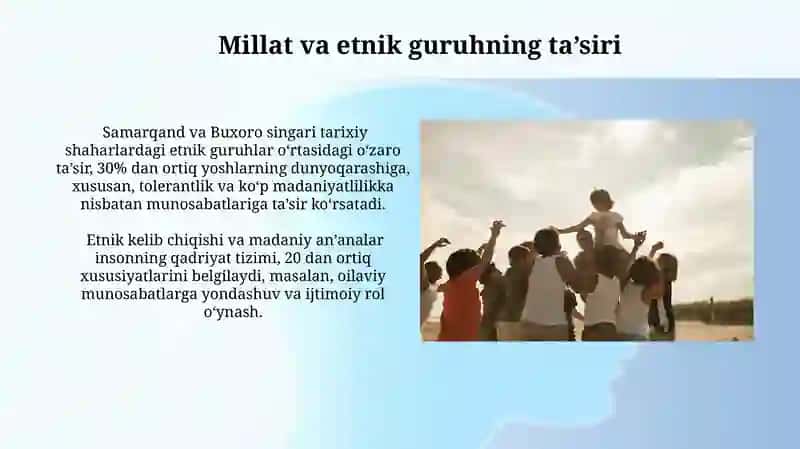 Shaxs manavyatining shakllanishiga ijtimoiy muhit va davr ruhining tasiri 3