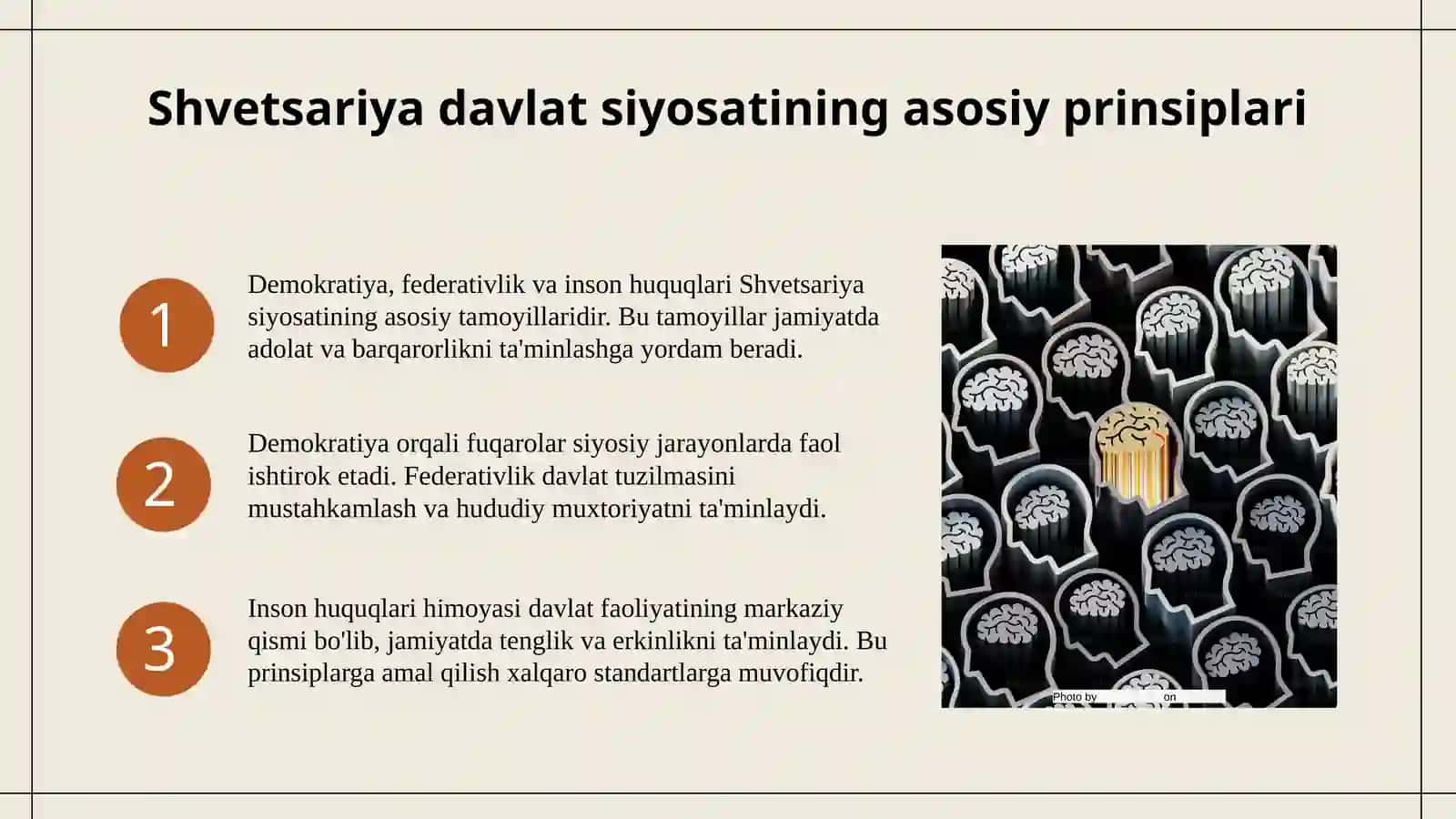 Shvetsariya davlat siyosati va davlat boshqaruv shakli 3