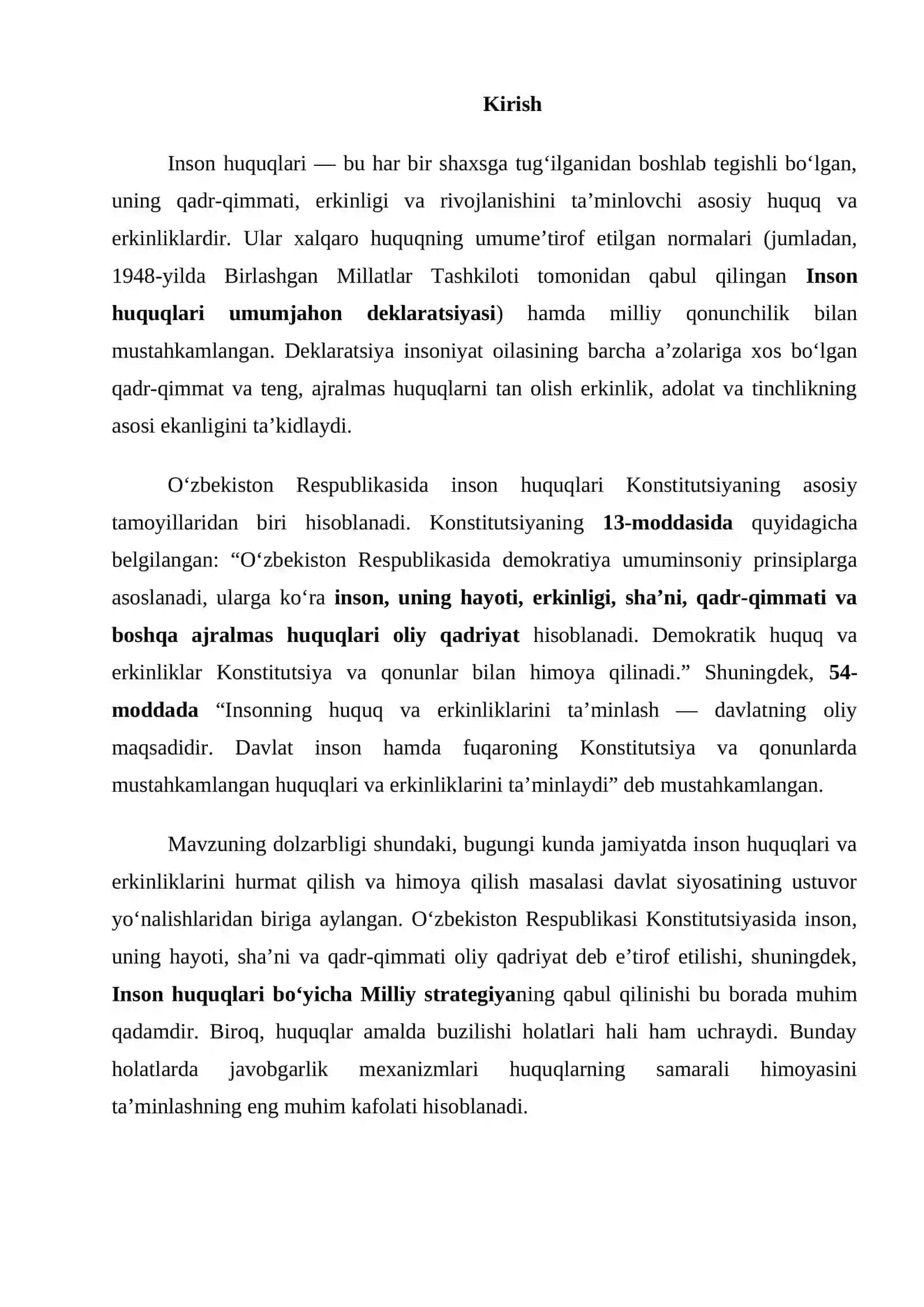 Inson huquqlarini buzganlik uchun javobgarlik turlari 3