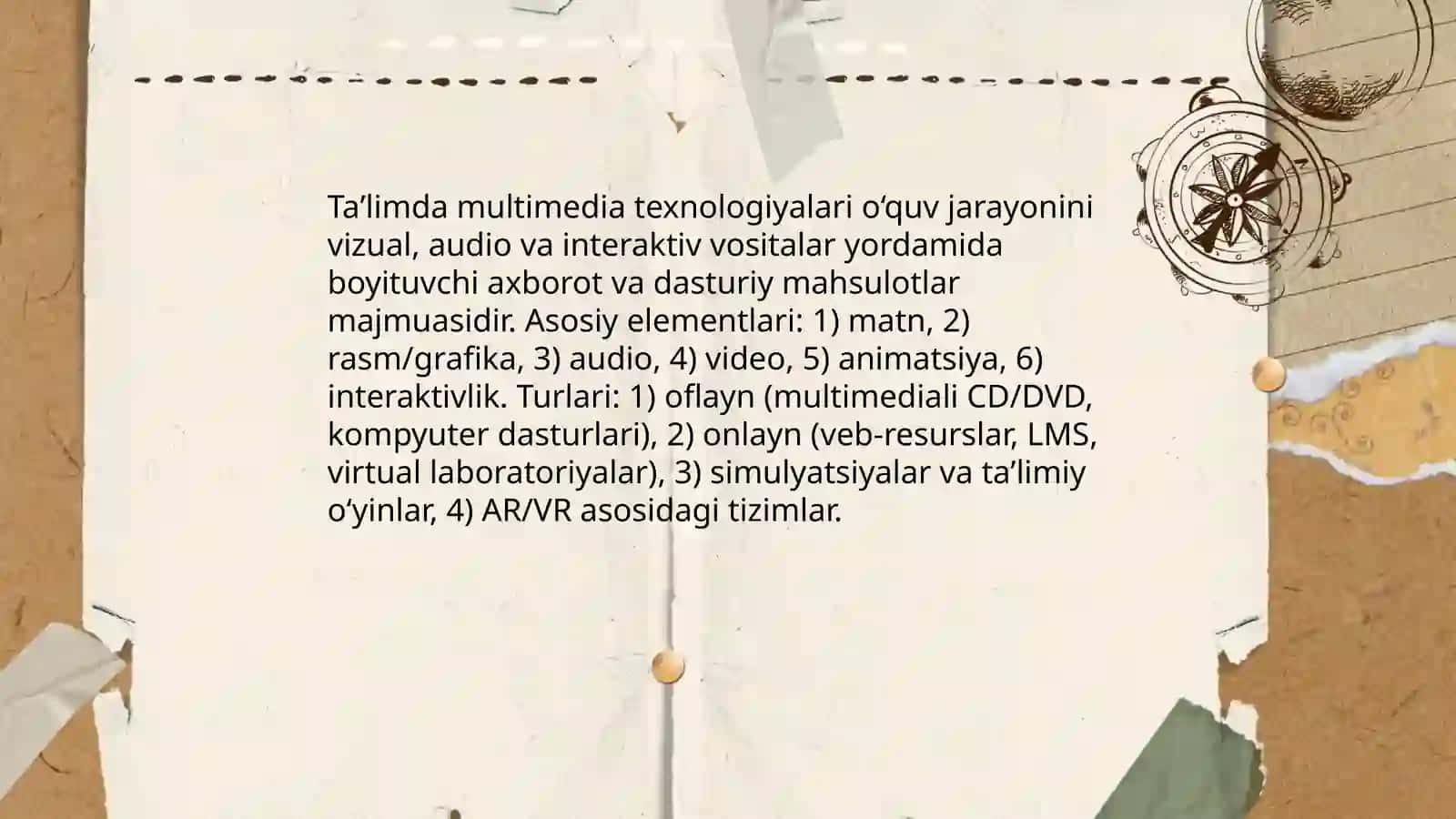 Taʼlimda multimedia texnologiyalaridan foydalanish 3