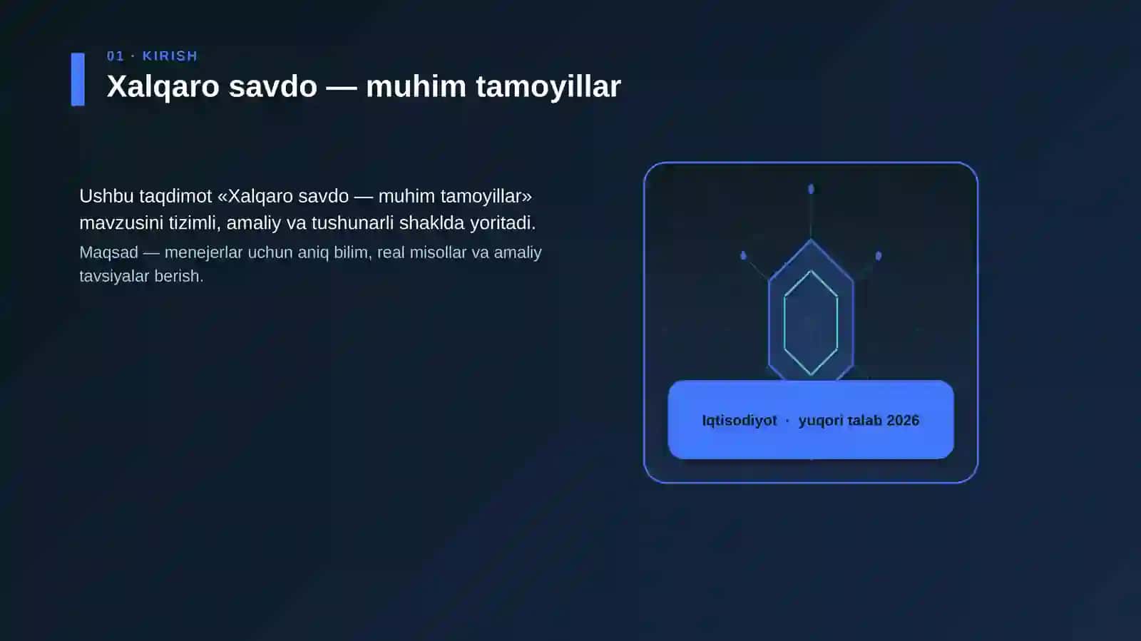 Xalqaro savdo — muhim tamoyillar 3
