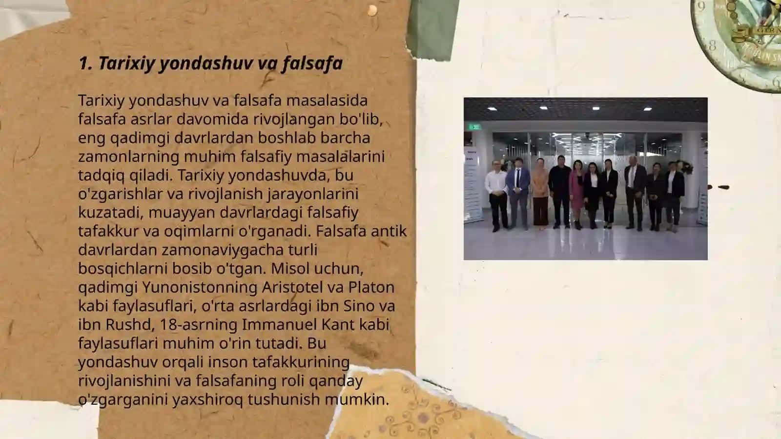 Falsafada yondashuvlar tasnifi 3