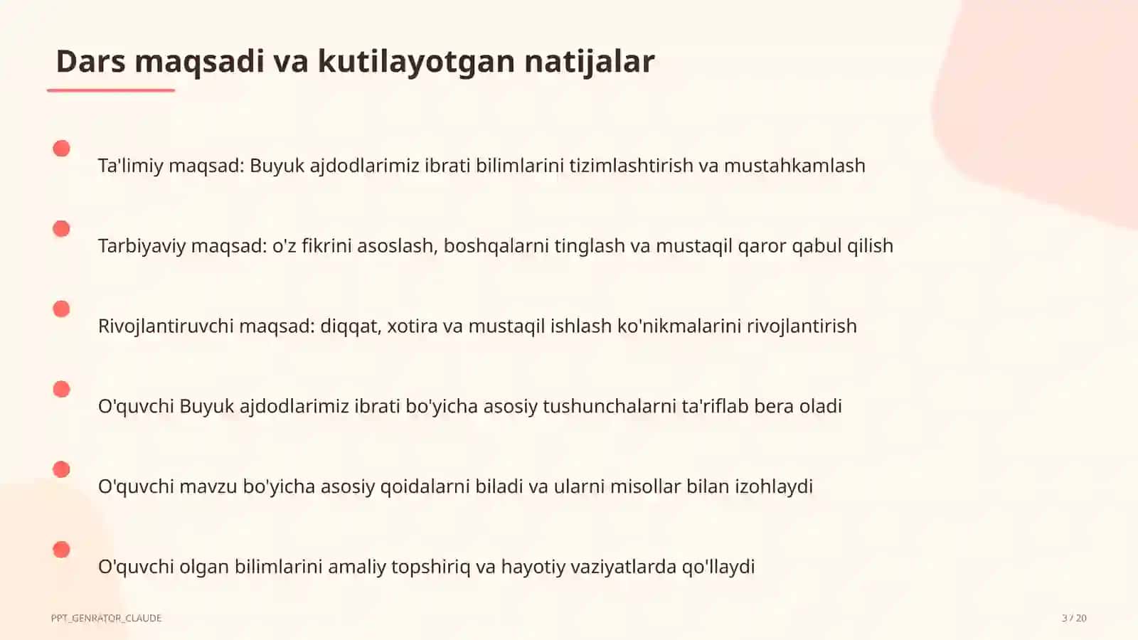 Buyuk ajdodlarimiz ibrati (6-sinf) 3