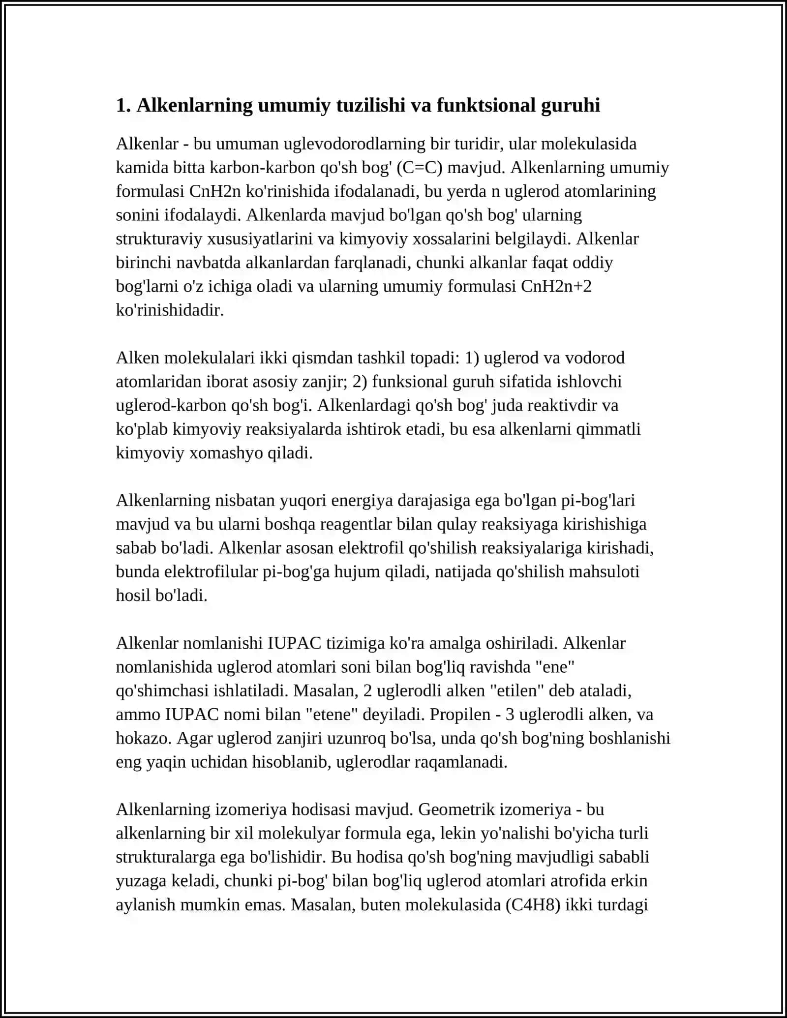 ALKENLAR 3