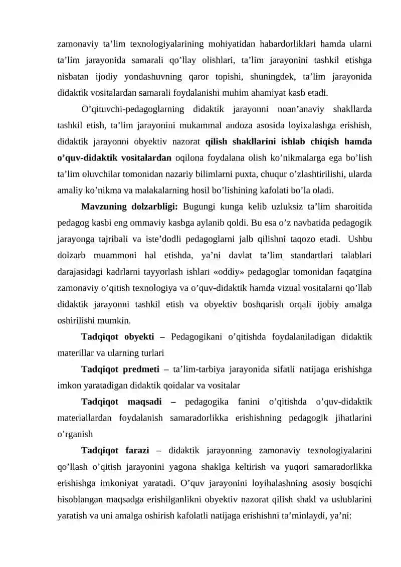 PEDAGOGIK FANLARNI OʻQITISHDA AMALIY METODLARNING AHAMIYATI 3