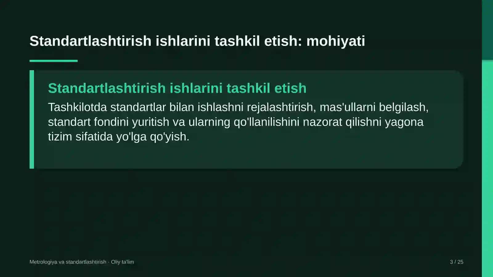 burg'ulash korxonalarida standartlashtirish ishlarini tashkil etish 1817 3