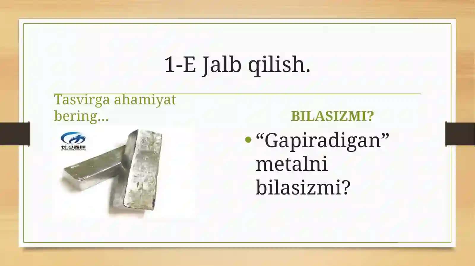 Metallarning fizika va kimyoviy xossalari 3