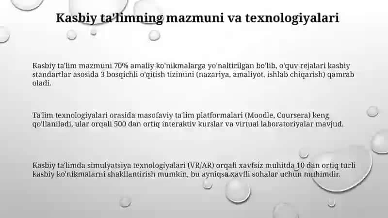 Kasbiy taʼlim mazmuni va texnologiyalari 3