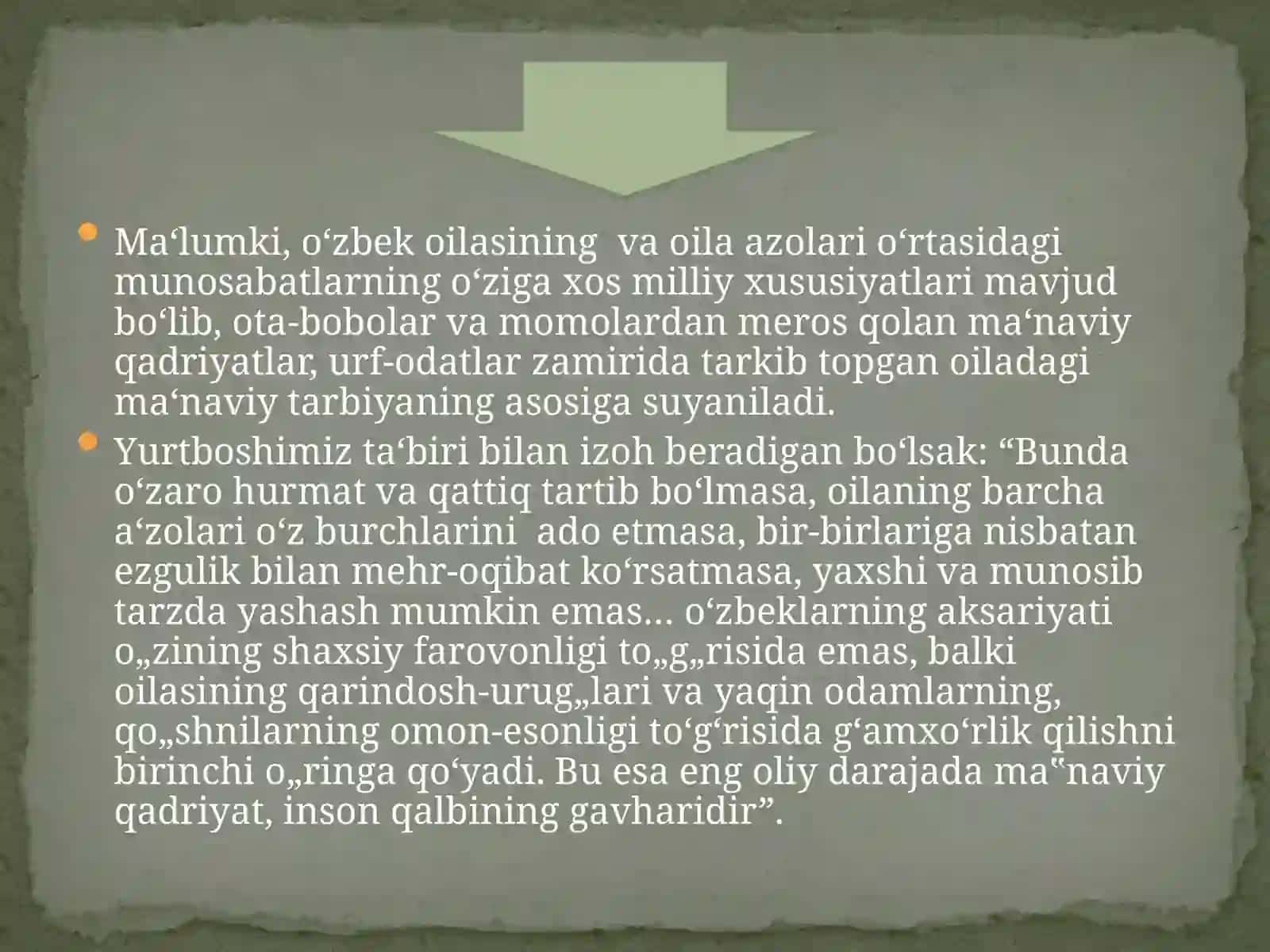 Bolali oilalarning davlat tomonidan qo'llab quvvatlashning xuquqiy asoslari 3