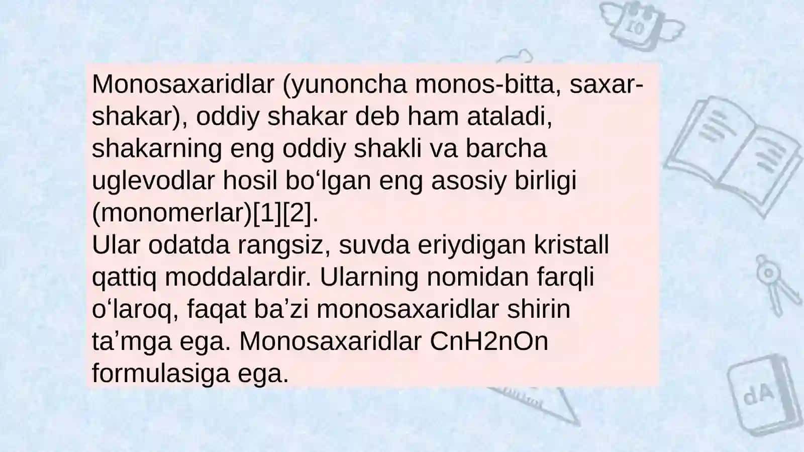 Monosaxaridlar 3