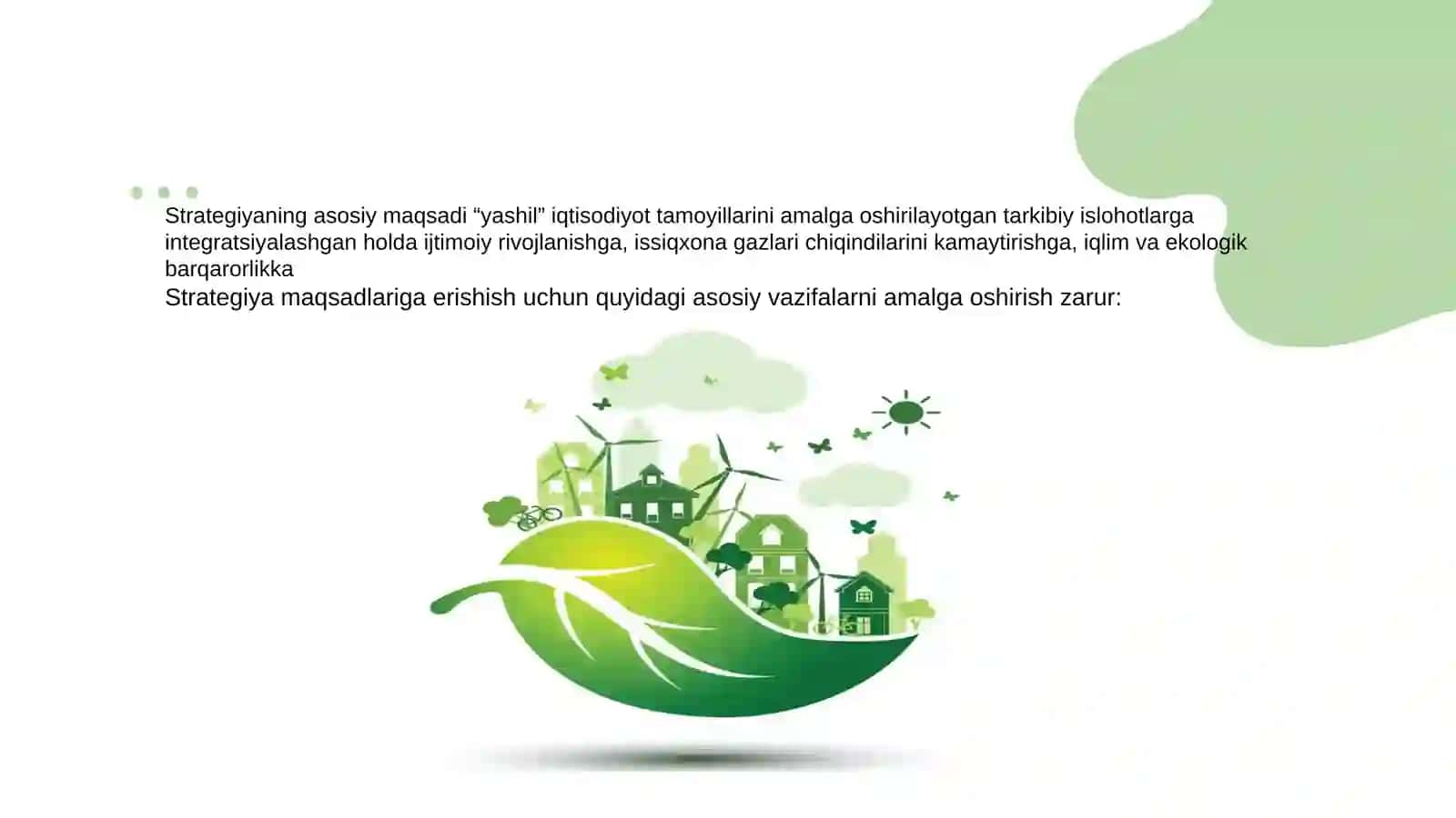 Yashil iqtisodiyotga o’tish strategiyasi 3
