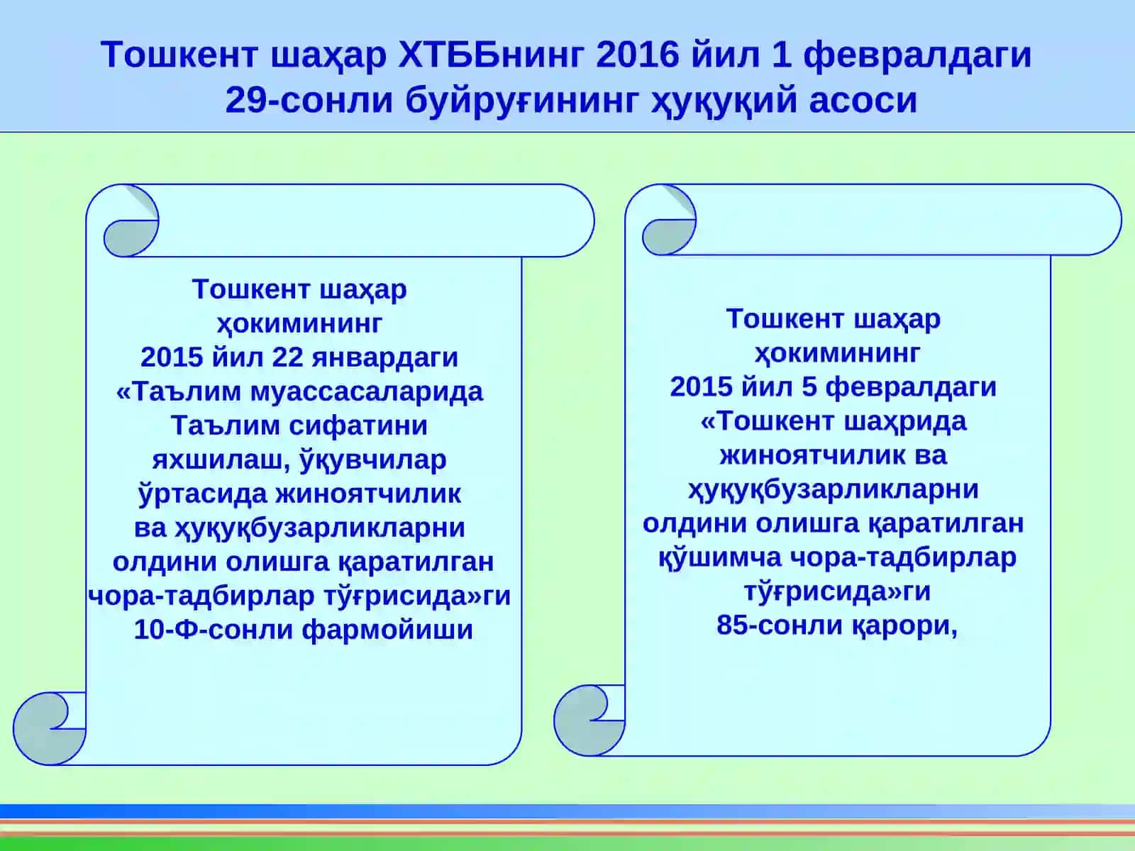Ҳаётимизнинг қайси соҳасини олмайлик, уларнинг барчаси охир-оқибатда шу масалага, яъни бизнинг қандай жамият қуришимиз ва шу жамиятга муносиб баркамол авлодни тарбиялашимизга бориб тақалади 3