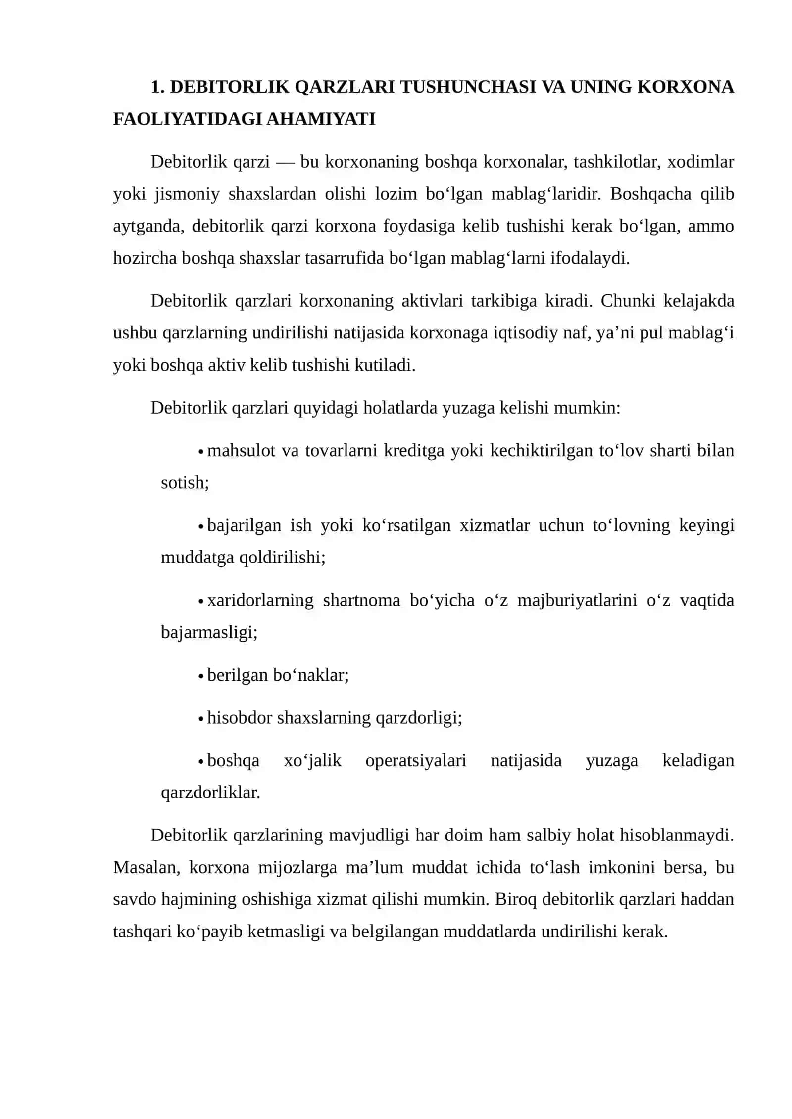 MUDDATI O‘TGAN DEBITORLIK QARZLARINI TAHLIL QILISH 3