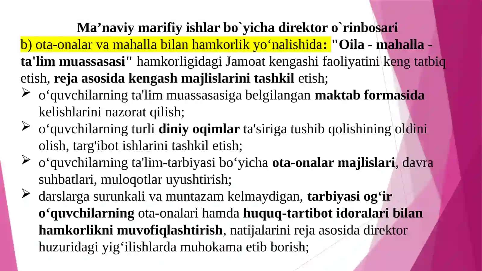Oila, maktab, mahalla hamkorligining shaxs ma’naviyatini shakllantirishdagi o‘rni 3