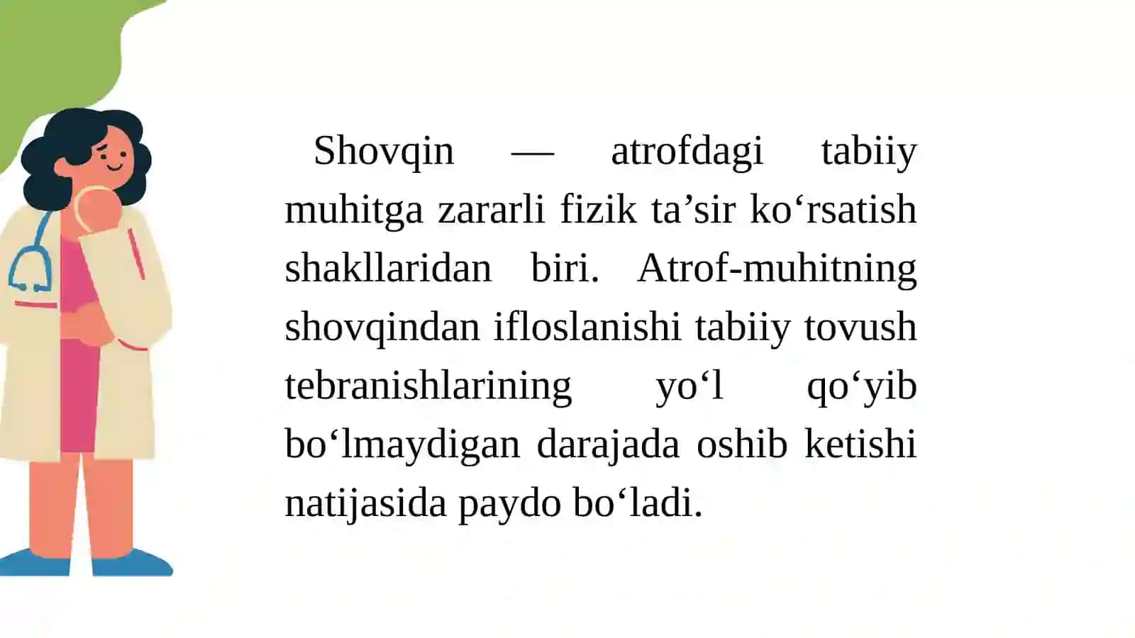 MUHITNI SHOVQINDAN MUHOFAZA QILISH 3