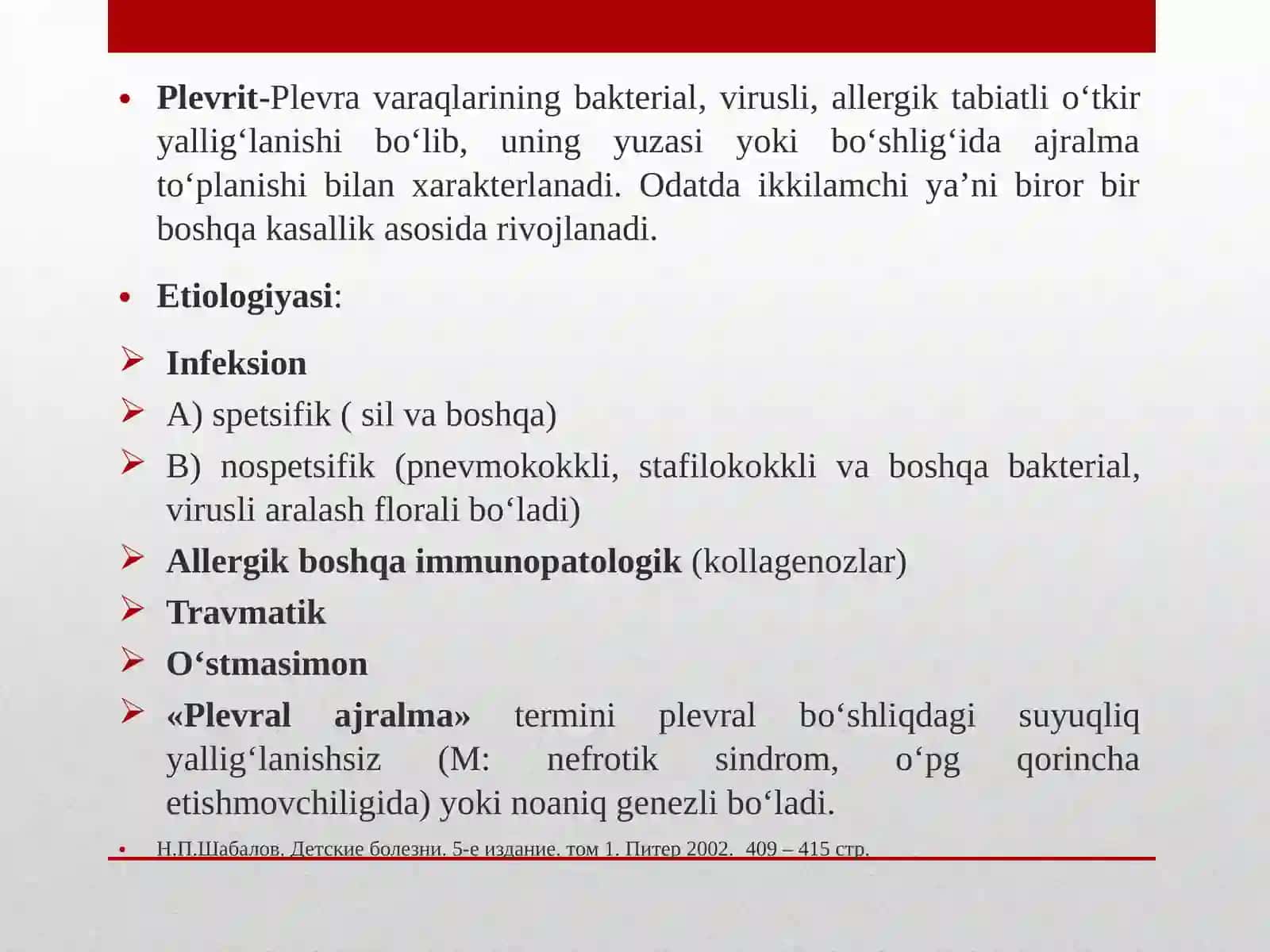 Pnevmoniya asoratlari 3