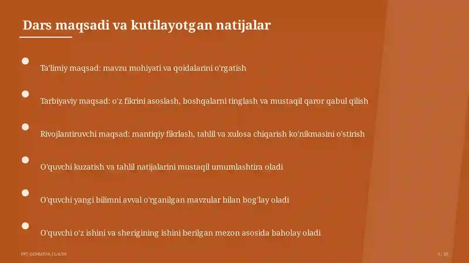 Vatanni sevish: davlat ramzlari (3-sinf) 3