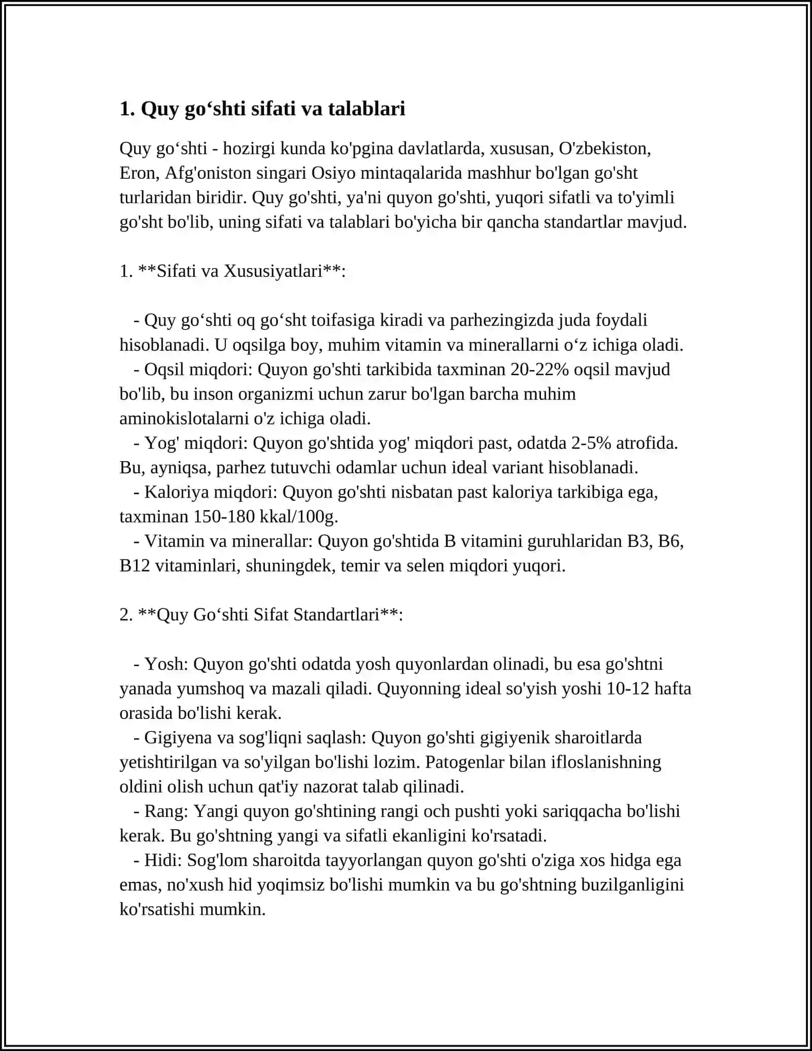QUYON GO'SHTINING EKSPERTIZASI 3