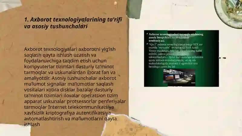 Axborot texnologiyalari va uning rivojlanish bosqichlari 3