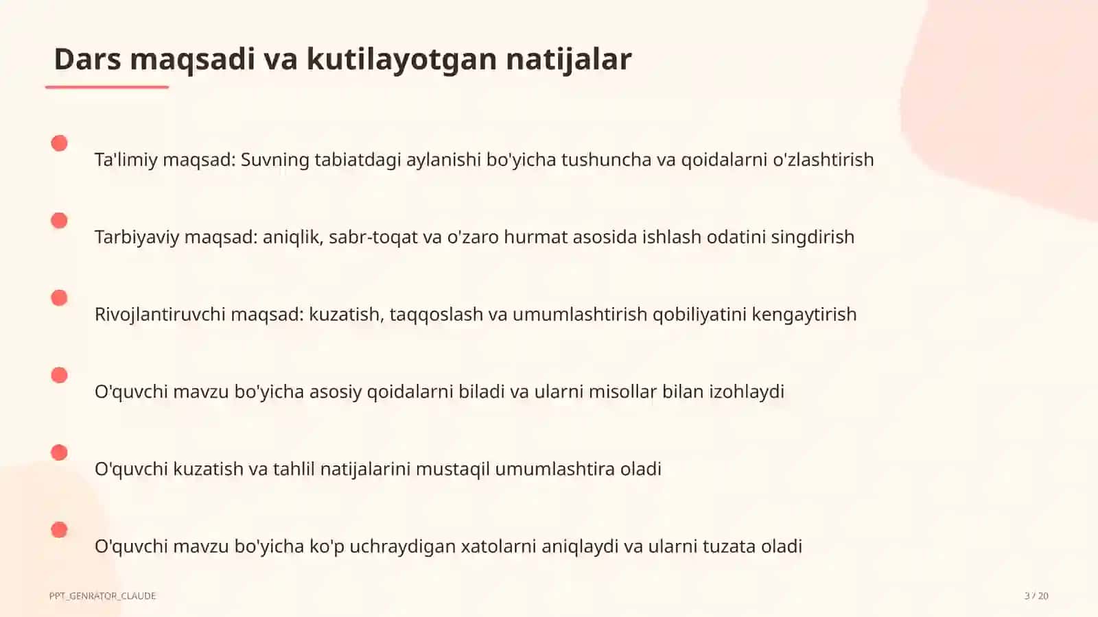 Suvning tabiatdagi aylanishi (2-sinf) 3