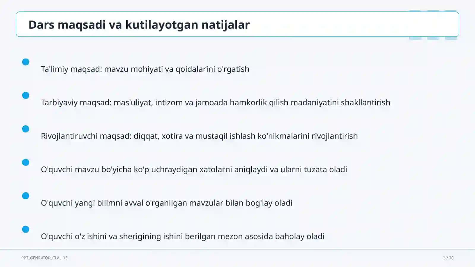 Huquq va majburiyat: bola huquqlari (8-sinf) 3