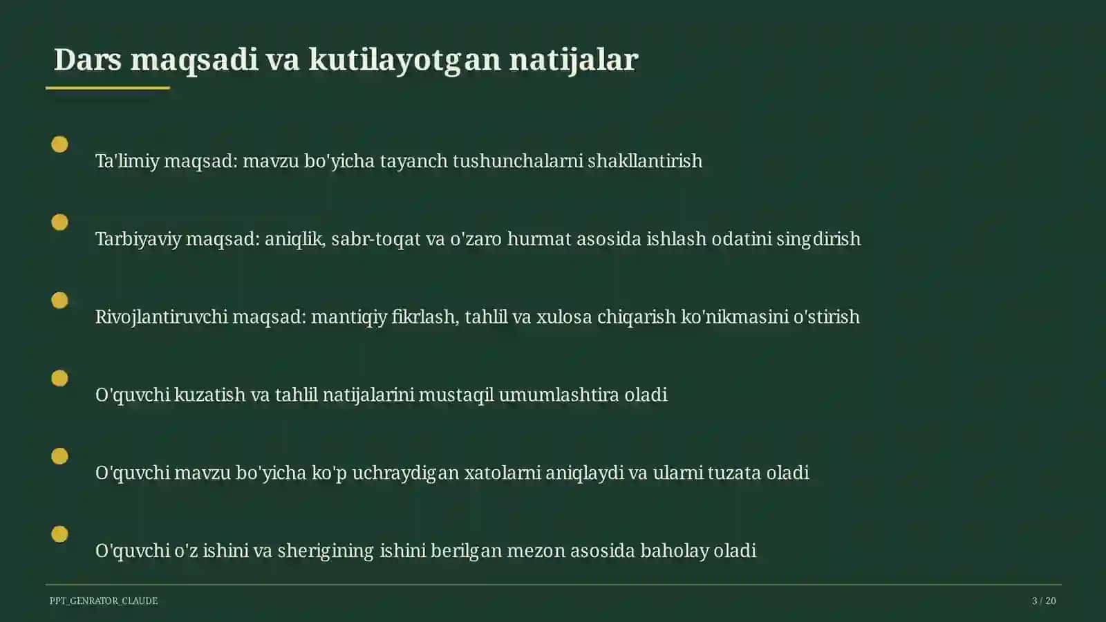 Ekologik tarbiya: tabiatni asraylik 3