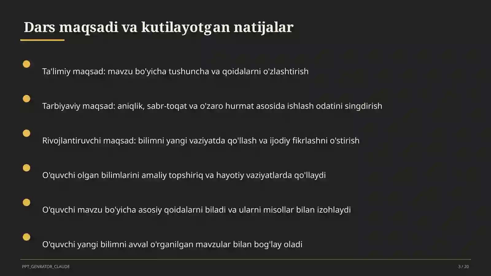 Iqtisodiyot nima: ehtiyoj va resurslar (9-sinf) 3