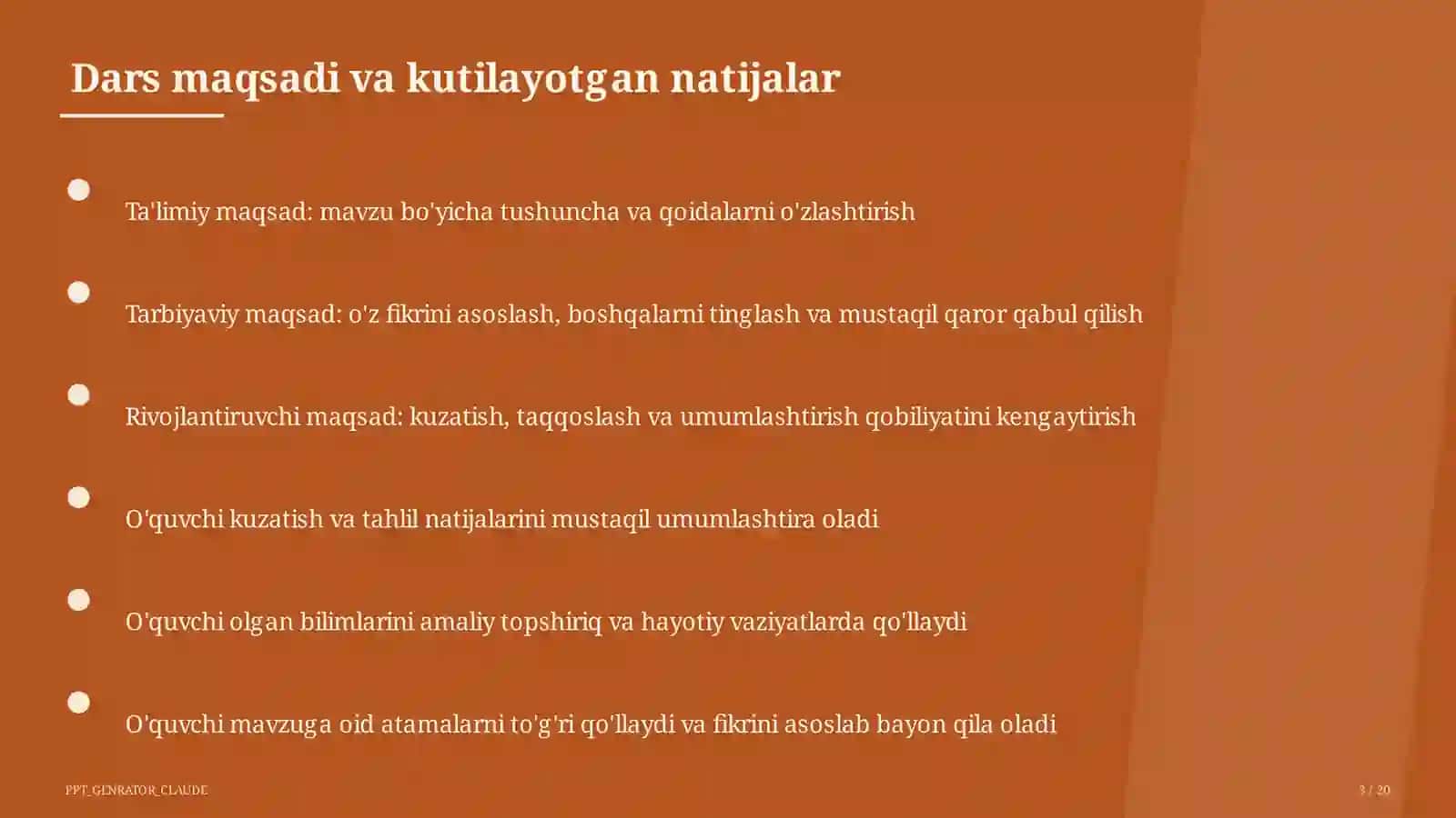 Informatika va axborot texnologiyalari (5–11) - takrorlash darsi uchun 3