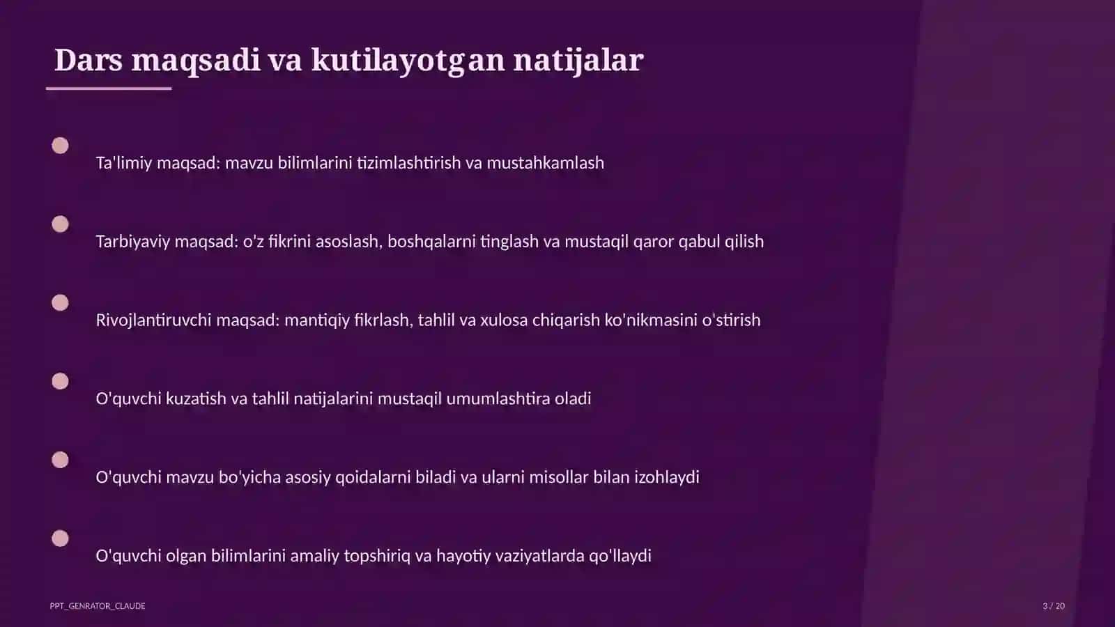 Diagramma va jadvallar bilan ishlash (4-sinf) 3