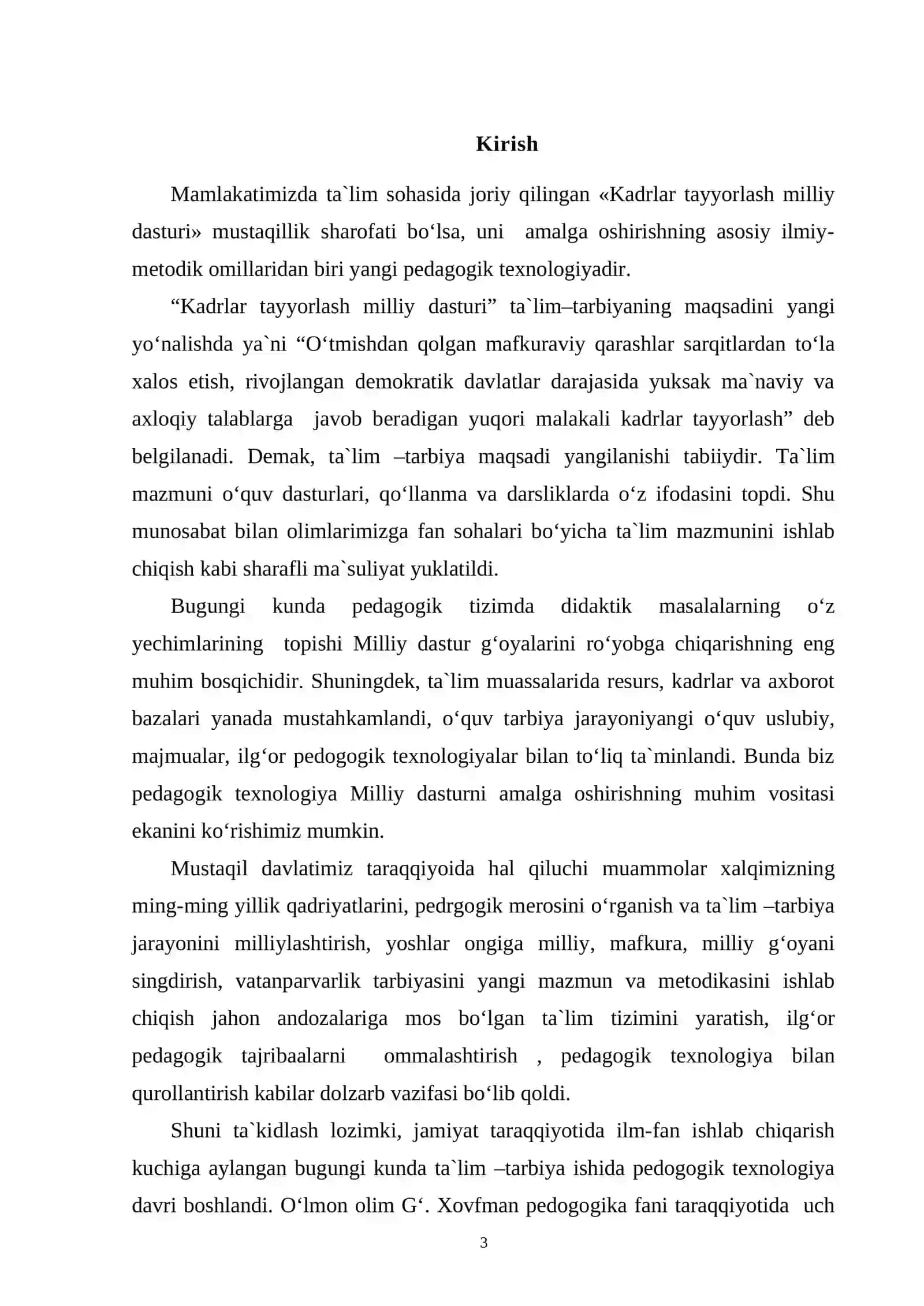 Boshlang‘ich sinf o‘quvchilarining tabiatga doir ilmiy tushunchalarini shakllantirishda pedagogik texnologiyalardan foydalanish 3