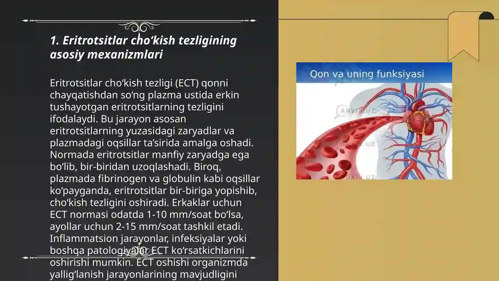 Eritrotsitlar cho‘kish tezligi mexanizmlari va klinikadagi ahamiyati 3